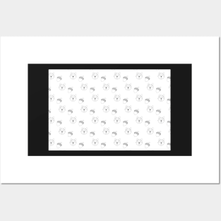 squirrel pattern Posters and Art
